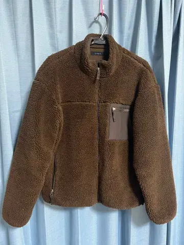 RAGEBLUE 브라운 집업 보아 스탠드 블루종