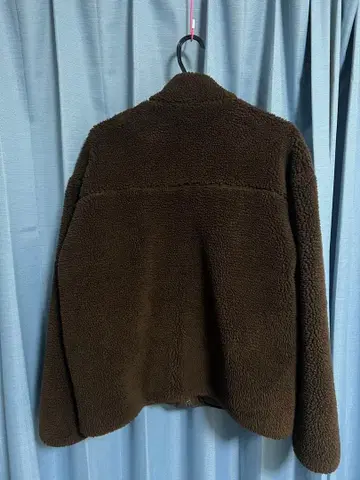 RAGEBLUE 브라운 집업 보아 스탠드 블루종