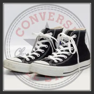 ALL STAR 하이컷 스니커즈 24.5cm 블랙 컨버스