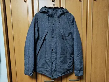 ikka 후드 부착 그레이 다운 자켓