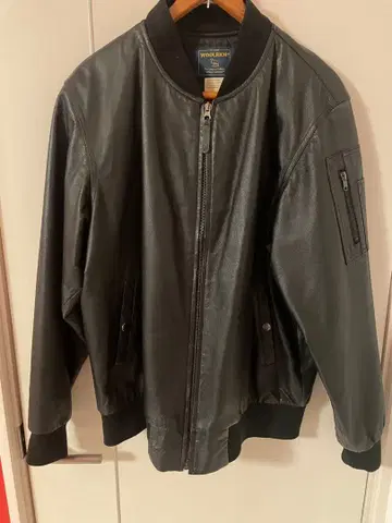 울리치 가죽 자켓 ma-1 천연 가죽 vintage