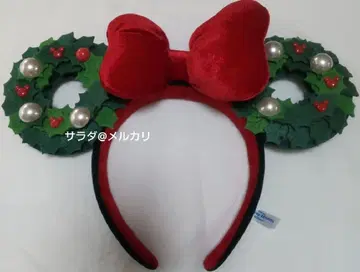 구 디자인 레어 디즈니 머리띠 크리스마스 2024 리스 리본