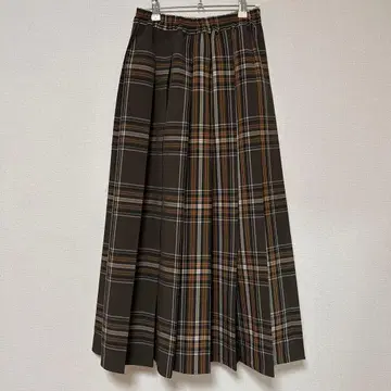 SENSE OF PLACE 체크 플리츠 스커트