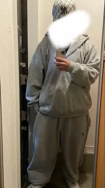 PHAT FARM 팻팜 셋업 Bboy 빅 사이즈 그레이