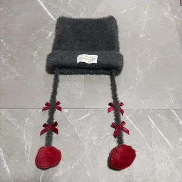 디즈니 마리  니트 캡 그레이