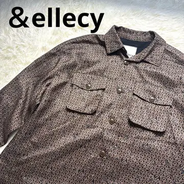 앤드 엘씨  무늬 올 패턴 모노그램 오버 사이즈