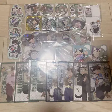 닌타마 란타로 난자타운 하트 캔뱃지 클리어 시트 스티커 아크링 키링