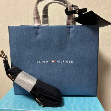 TOMMY HILFIGER 파랑 토트백
