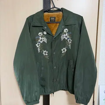 double name 블루종 퍼 자켓