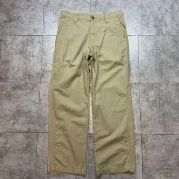 OUTDOOR LIFE 베이지 치노 팬츠 코튼 워크 팬츠