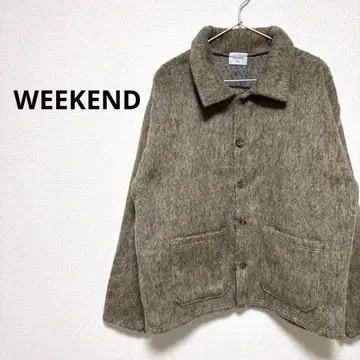 위켄드 남성용 코트 겉옷 오샤레 오샤레 모카 브라운 포켓 포함