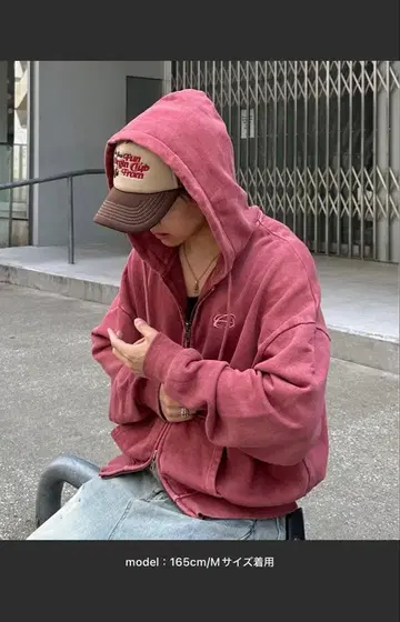 ADAMASTE 지퍼 후드티 M 사이즈