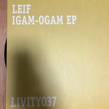 LEIF IGAM-OGAM EP LIVITY037