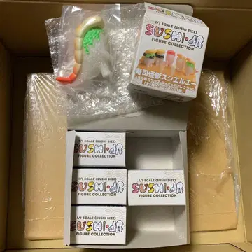 5종 세트 스시괴수 스시엘르 리얼 스시 사이즈 피규어 컬렉션