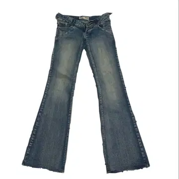 로우라이즈 y2k 플레어 데님