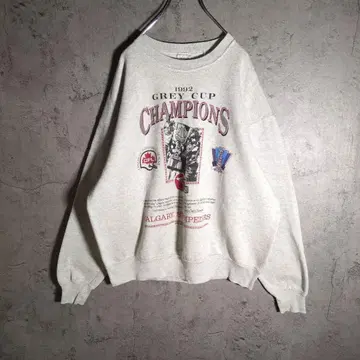 1992 GREY CUP CHAMPIONS 캐나다제 빈티지 맨투맨