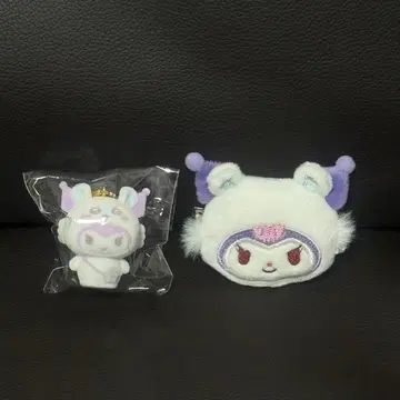 치이카와 산리오 헤어 클립 플로키 마스코트 모몽가 쿠로미