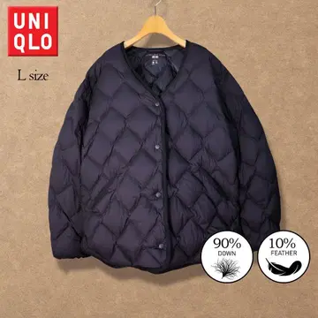 [ 새상품급 ] 유니클로 울트라 라이트 다운 릴랙스 자켓 블랙 L