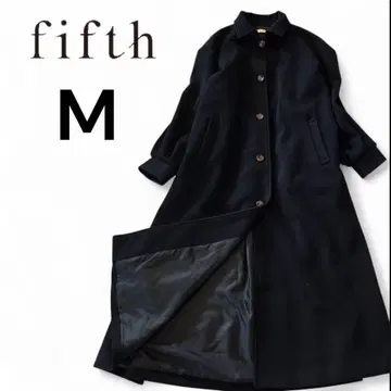 새상품급 fifth M 블랙 롱 코트