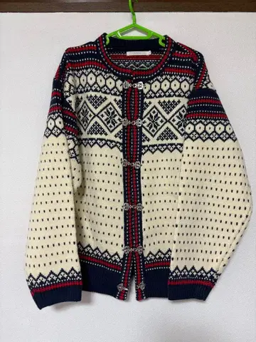 CPCM 티롤 니트 가디건 노르딕 무늬