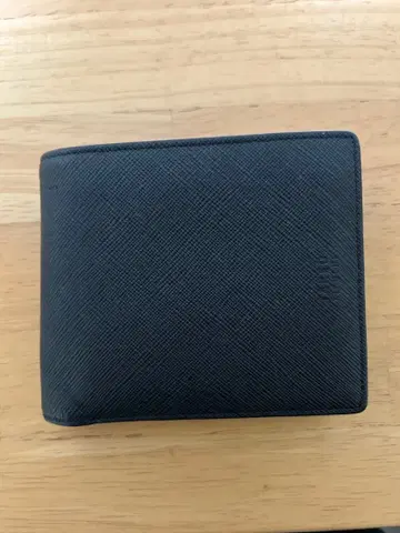 TAKEOKIKUCHI 접이식 지갑 블랙/블루