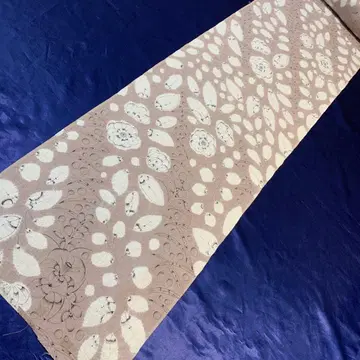 기모노 옷감 실크 100% 끝단 바느질 [ K-922 ]