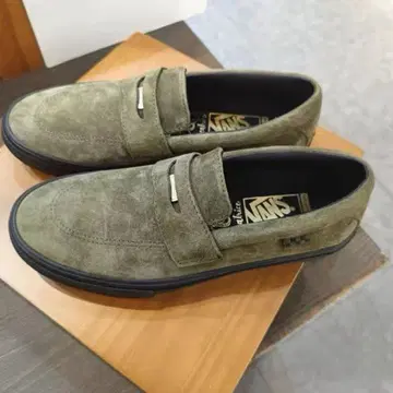 VANS 새상품 26.5cm 남성용 올리브 그린 모카신 남성 신발
