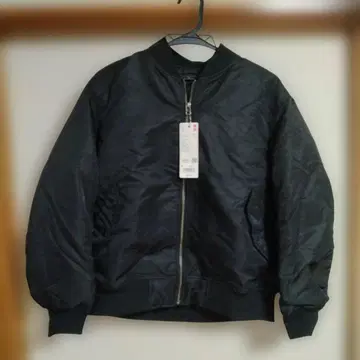 UNIQLO MA-1 블루종 L 블랙 새상품 미사용