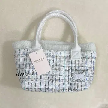 새상품 폴앤조 트위드 토트 백 집시