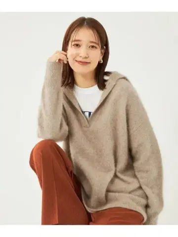 헤어리 스키퍼 풀오버 니트