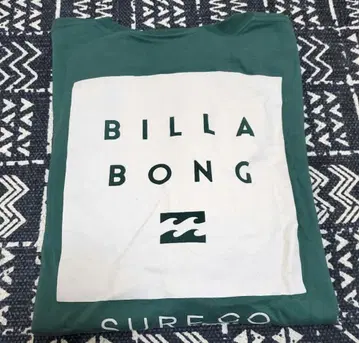새상품급 BILLABONG 빌라봉 남성용 로고 긴팔 상의