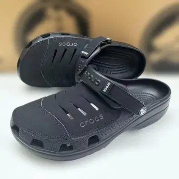 CROCS 블랙 사보 클로그 샌들