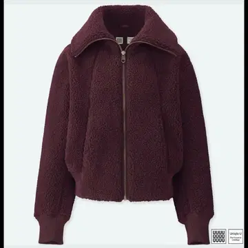 UNIQLOU 플리스 블루종