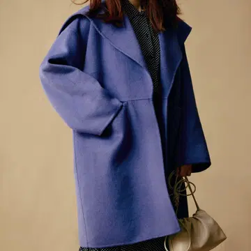 Mila Owen 숄카라 리버 미들 코트