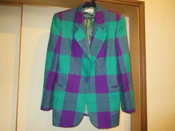 BASILE 체크 무늬 테일러드 자켓 이탈리아제