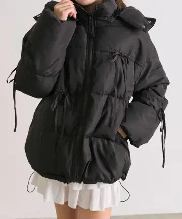 OLIVE des OLIVE 블랙 리본 에코 다운