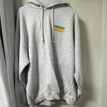 X-LARGE 후드티 그레이