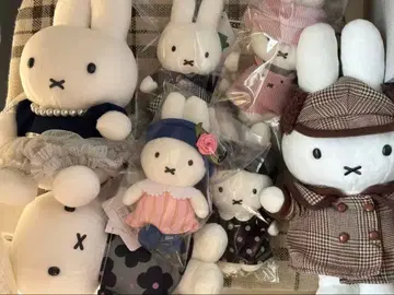 미피 마스코트 봉제 인형 7개 세트