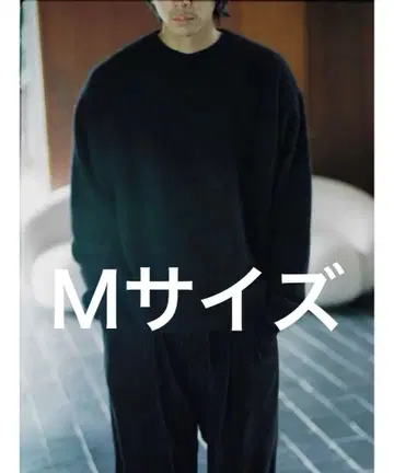 LIDNM CASHMERE MILLED CREW KNIT M 사이즈