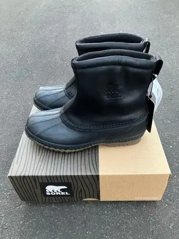 SOREL 샤이안 프리미엄 US8 26cm 블랙 부츠 반장화