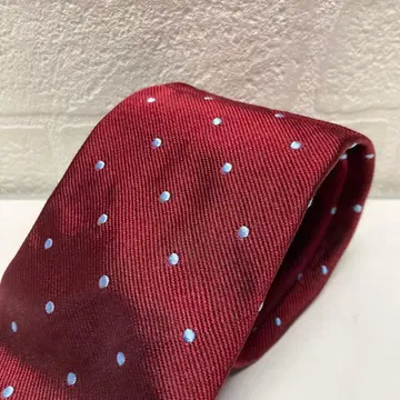 Brooks Brothers 넥타이 버건디/블루 도트