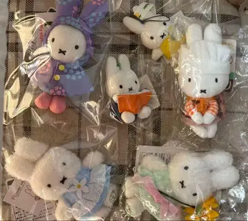 미피 마스코트 봉제 인형 6점 세트