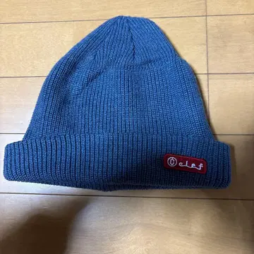 clef 파랑 니트 모자