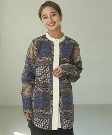 todayful 페이즐리 셔츠