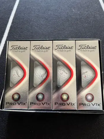 Titleist Pro V1x 골프공 4개입