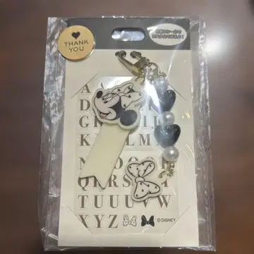 미니 스티커 포함 키체인 두근거려