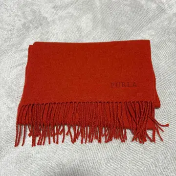 FURLA 머플러 오렌지 레드