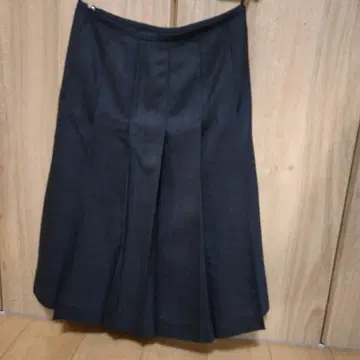 블랙 플리츠 스커트 W68-72 H88-95