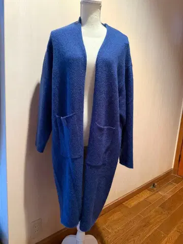 택 포함 새상품 mizuiroind 니트 롱 가디건