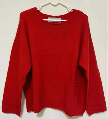 스탬프 앤 다이어리 니트 빨간색 미착용 STAMP AND DIARY